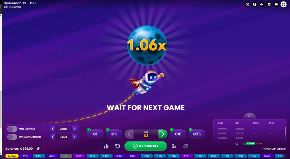 Kubah Langit Spaceman Slot